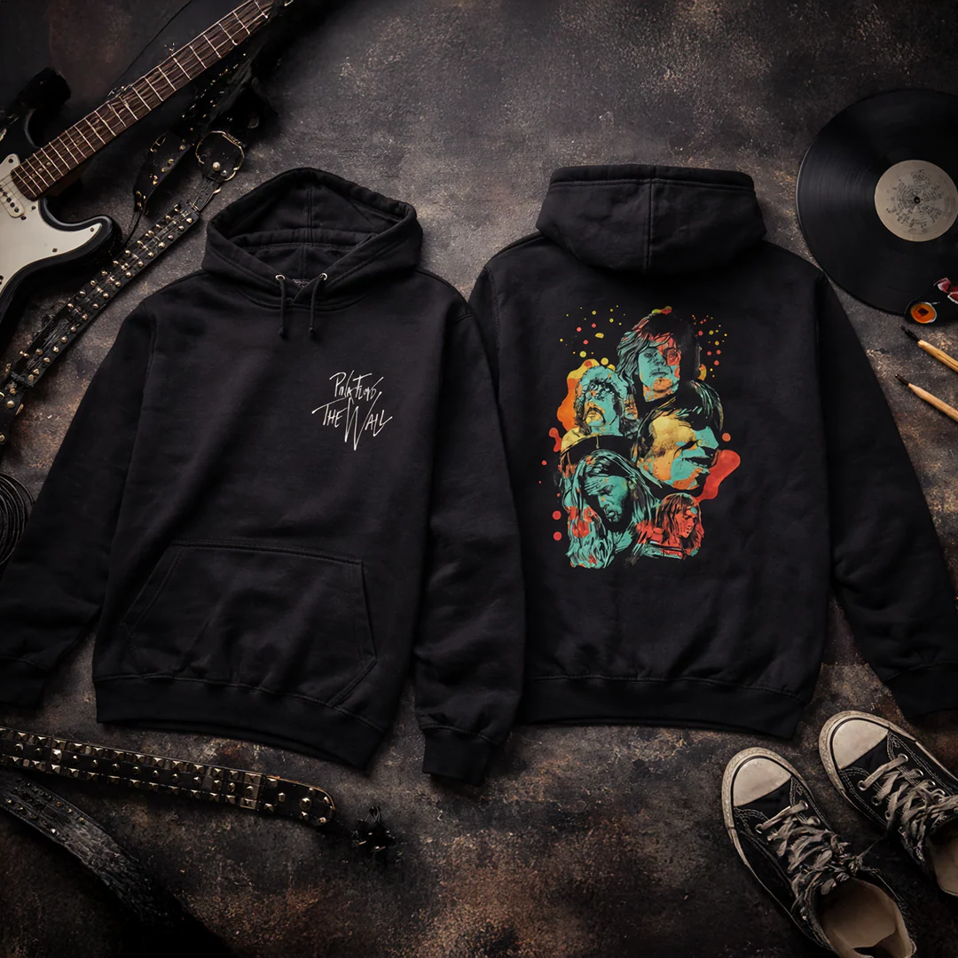 Buzo Capota Pink Floyd Doble Estampado - Image 7