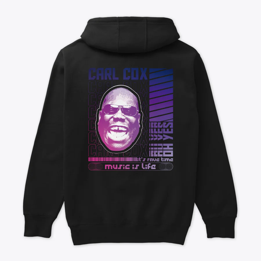 Buzo Capota Carl Cox Art Music Life Morado - Image 2