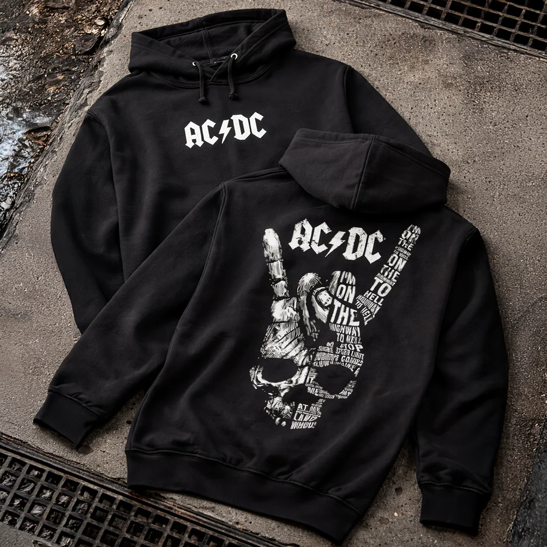 Buzo Capota ACDC Rock Style Doble estampado - Image 4