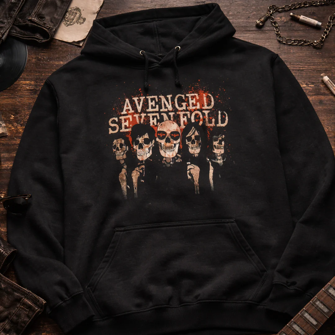Buzo Capota Avenged Sevenfold Grupo Skull - Image 3