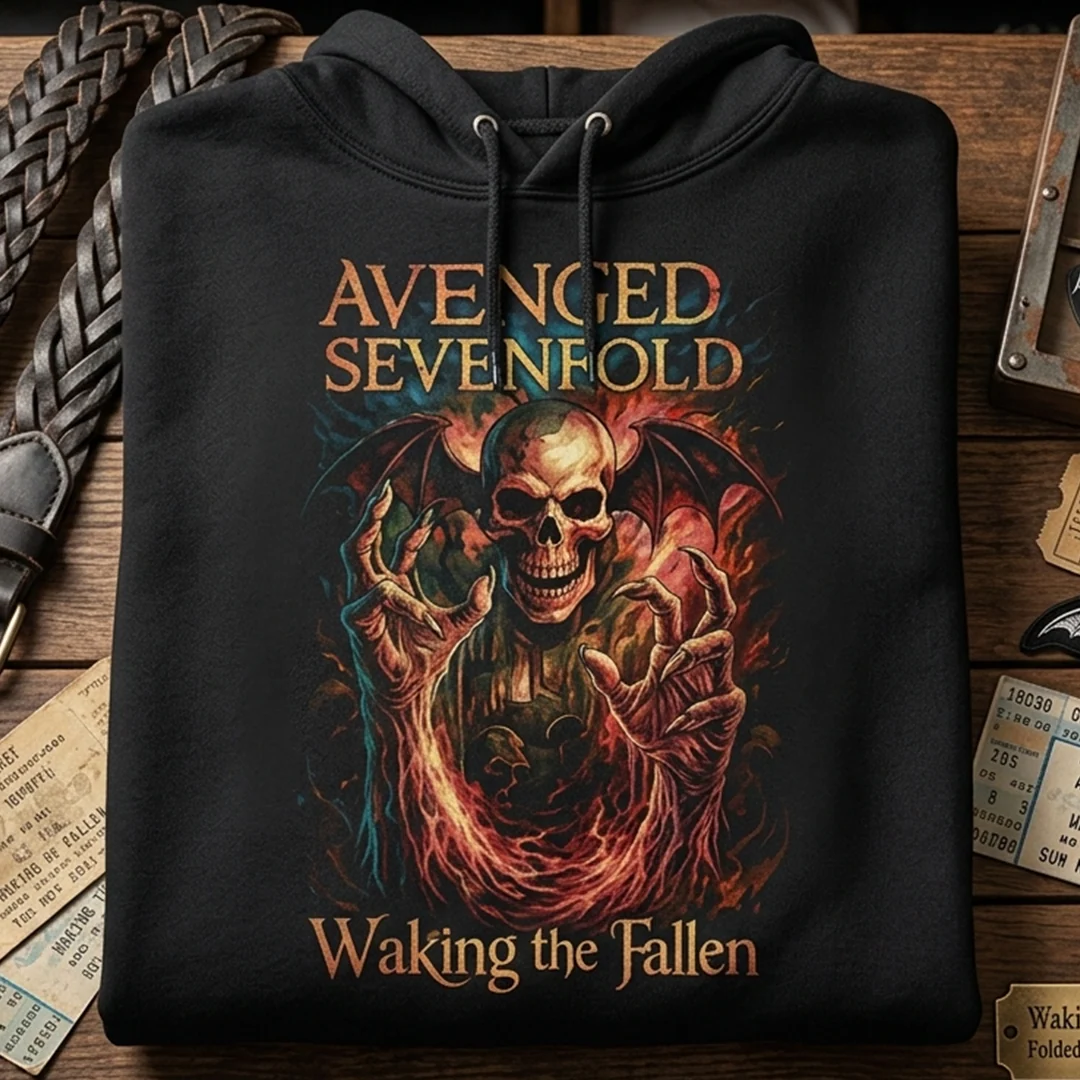 Buzo Capota Avenged Sevenfold walking the fallen - Image 3