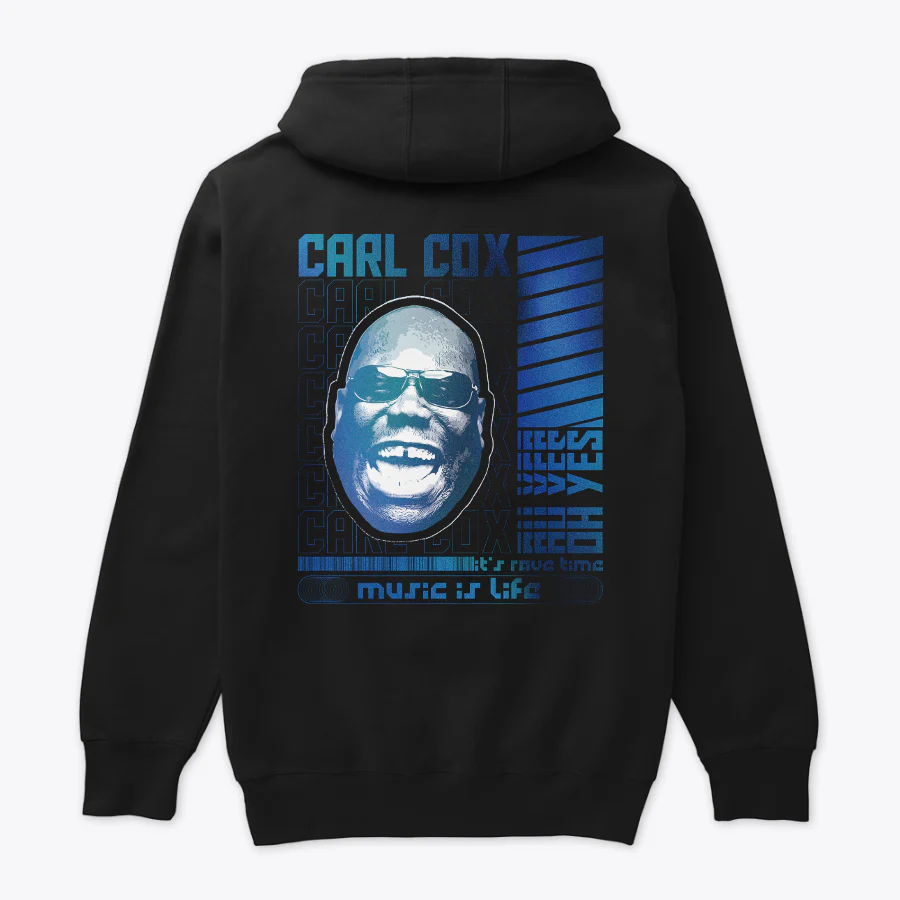 Buzo Capota Carl Cox Music Life Blue - Image 2