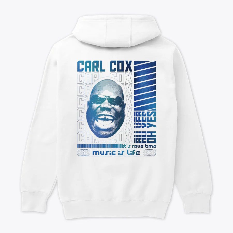 Buzo Capota Carl Cox Music Life Blue - Image 5