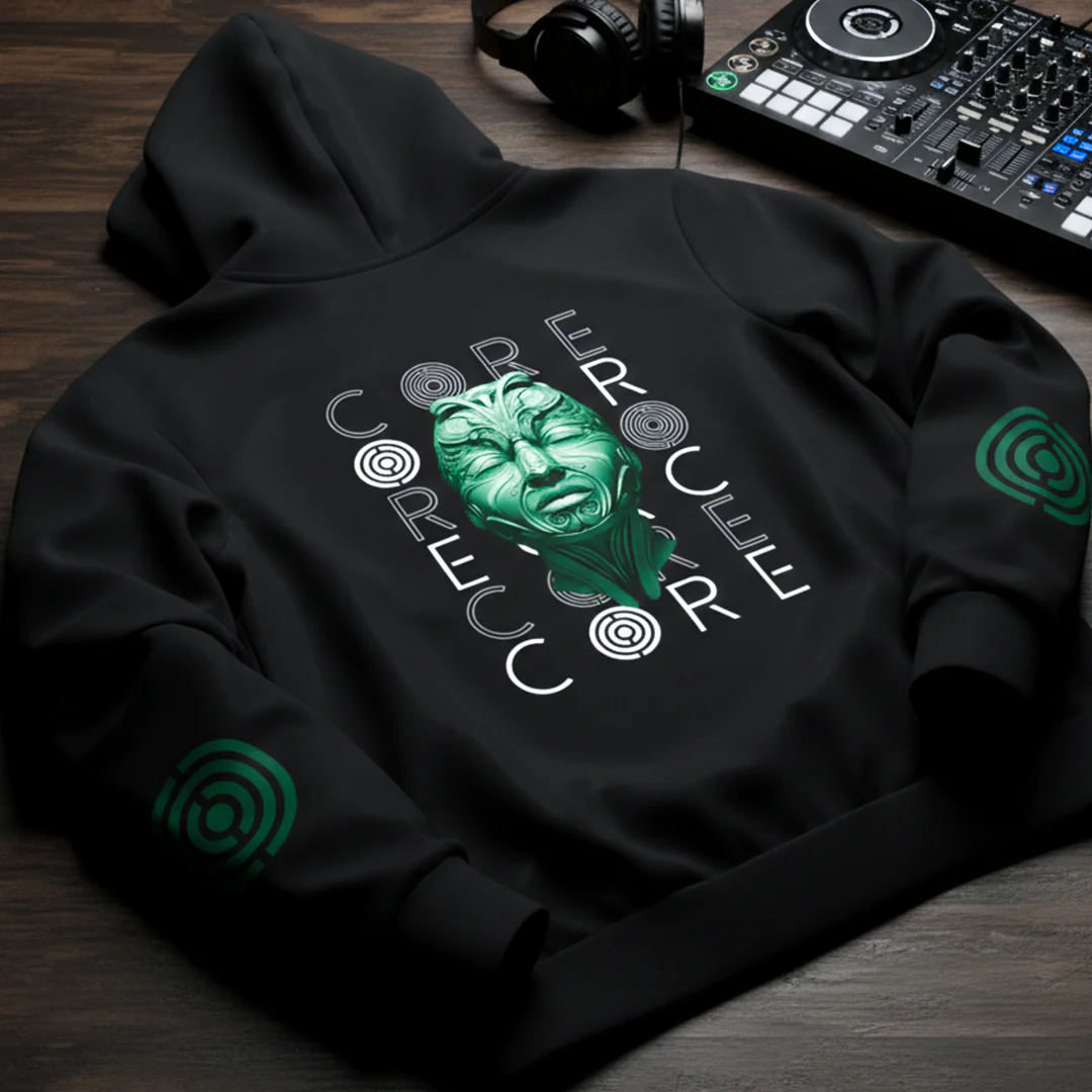 Buzo Capota Doble Estampado Core Face Art 1 - Image 9