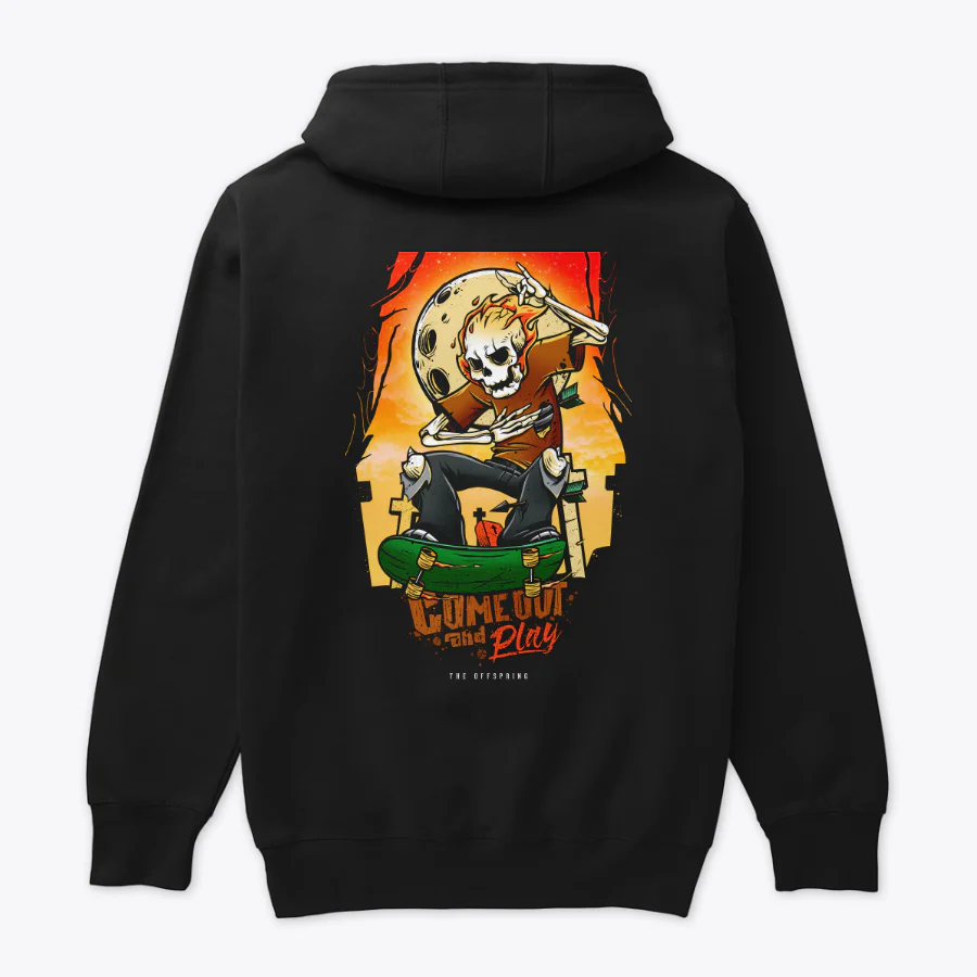Buzo Capota Doble Estampado The Offspring Come Out And Play - Image 2
