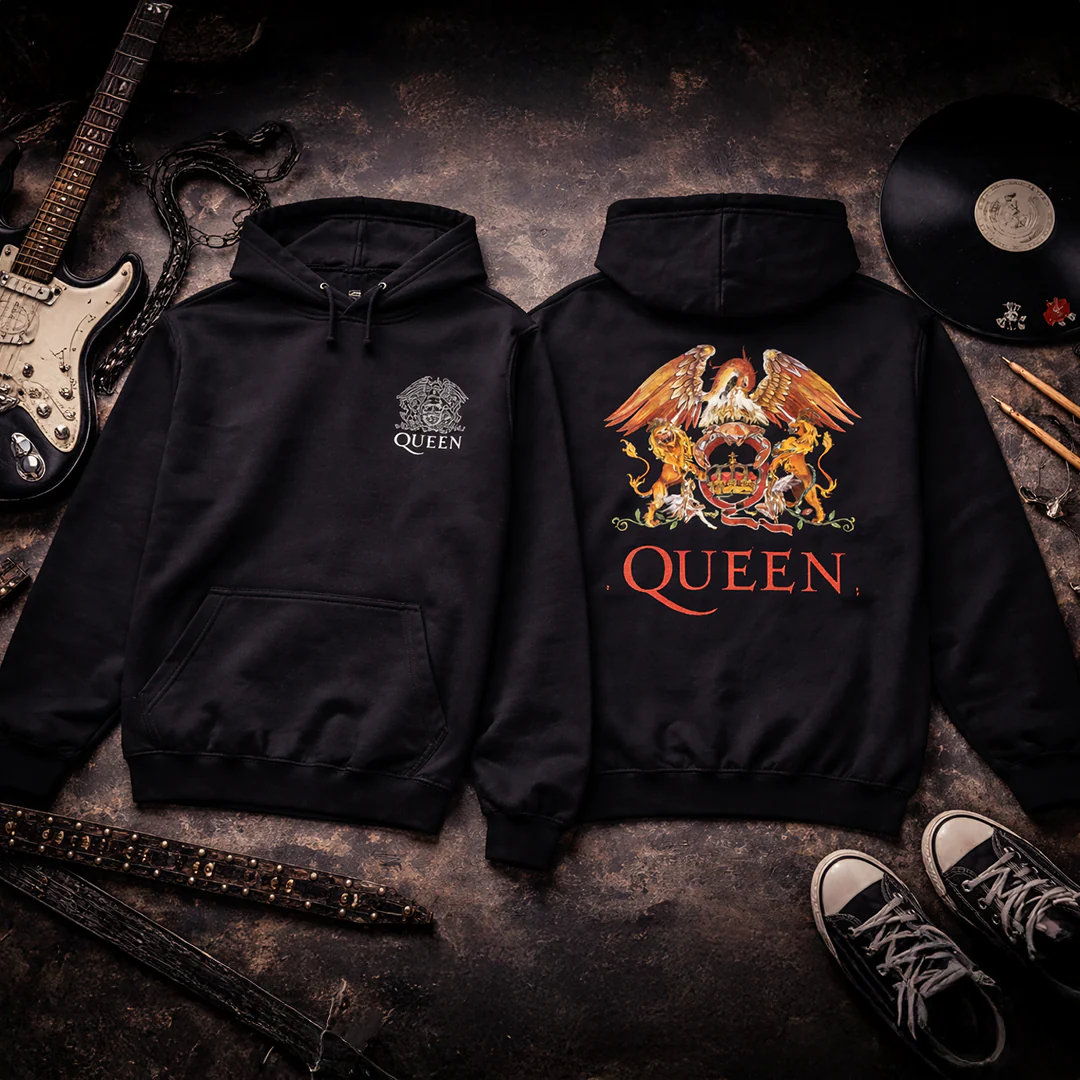 Buzo Capota doble Estampado Queen Logo - Image 4