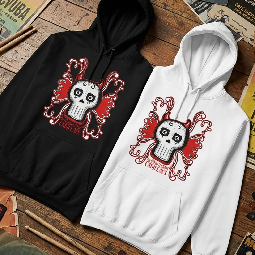 Buzo Capota Fabulosos Cadillacs Skull Face - Image 4