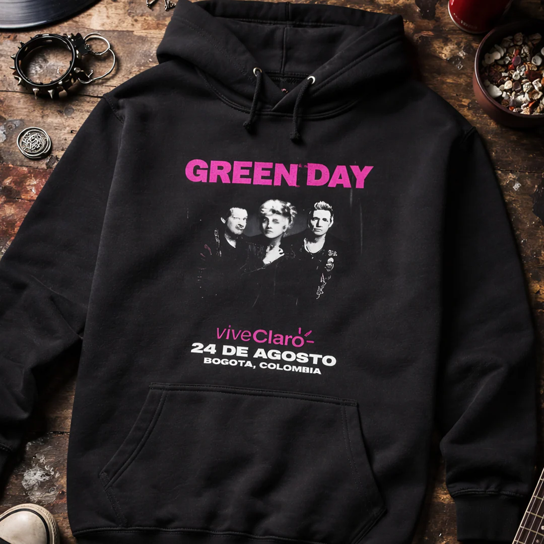 Buzo Capota Green Day Poster Gira - Image 3