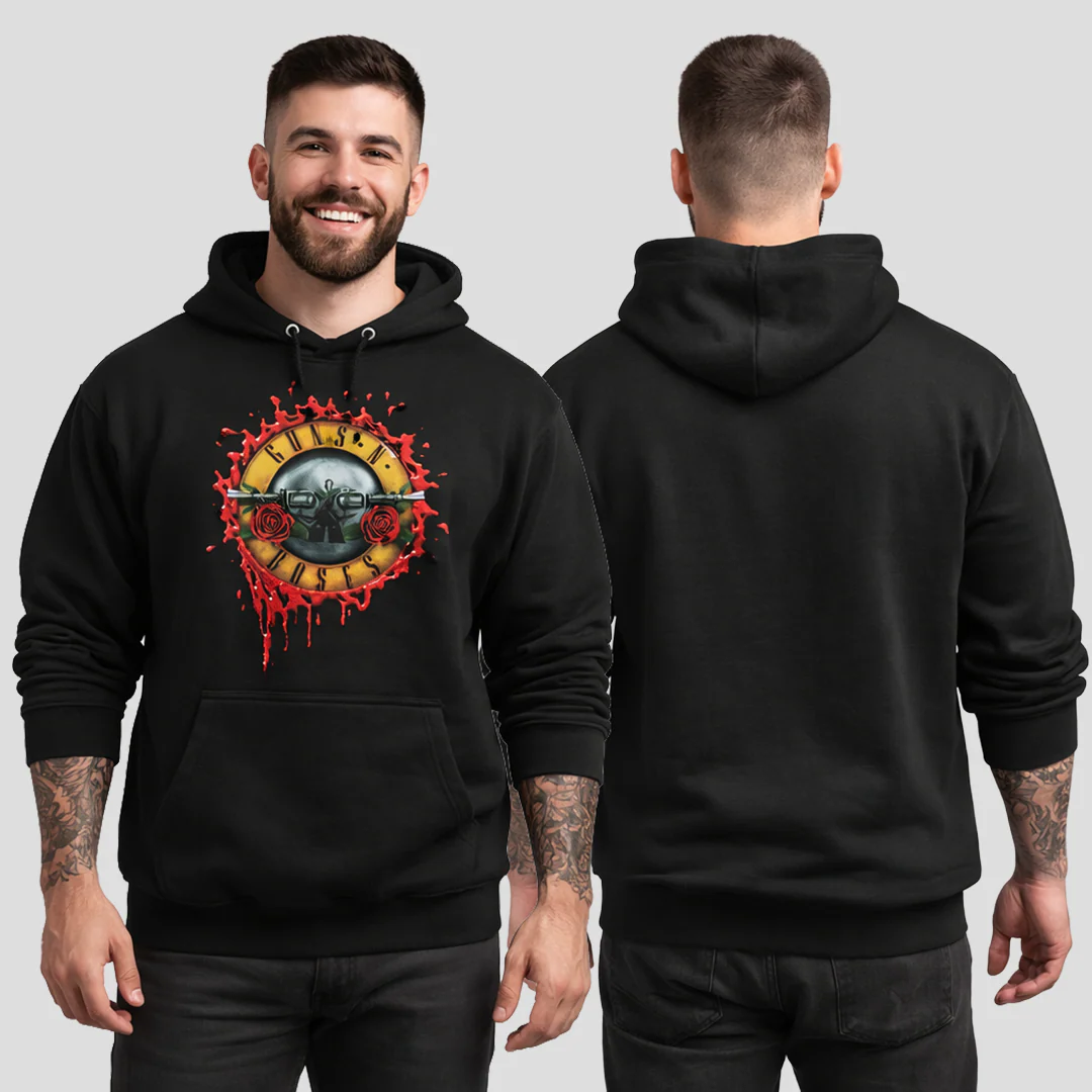 Buzo Capota Guns N Roses Logo Blood Art - Image 2