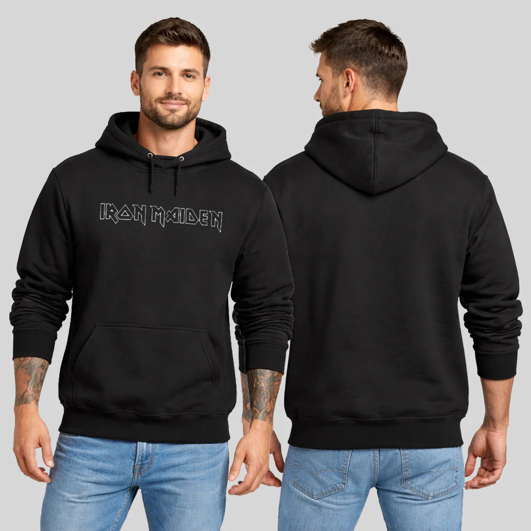 Buzo Capota Iron Maiden Logo Black - Image 3