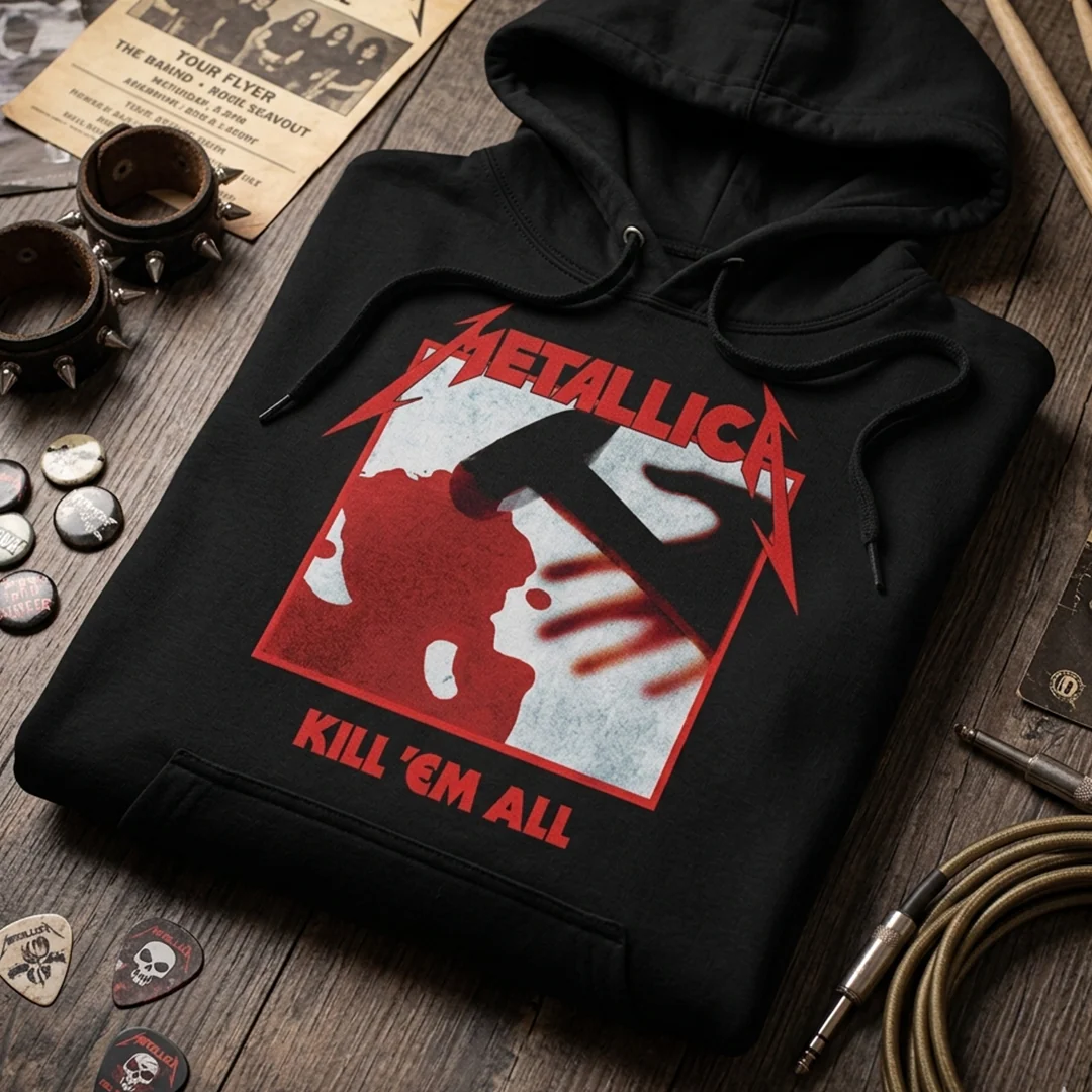 Buzo Capota Kill em all Rock Style - Image 3