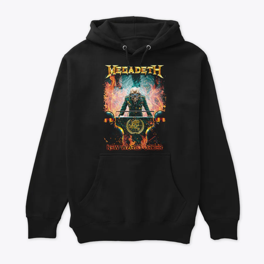 Buzo Capota MegaDeth New World Order