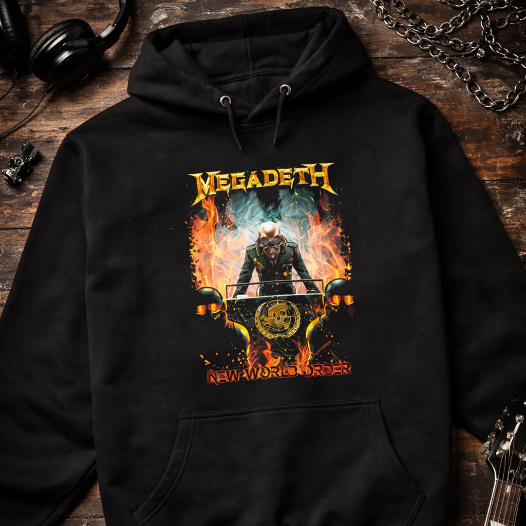 Buzo Capota MegaDeth New World Order - Image 3