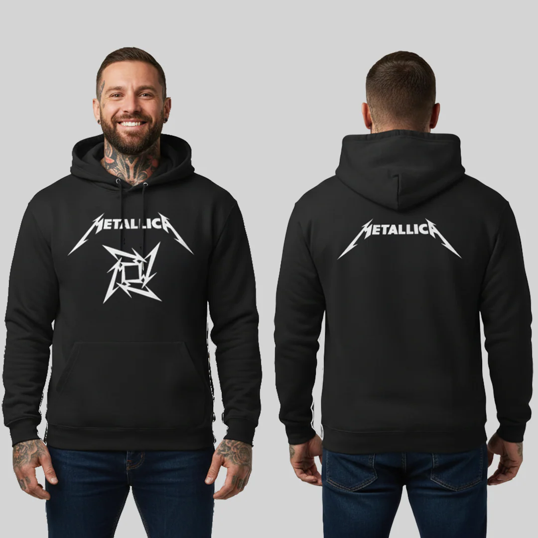 Buzo Capota Metallica doble estampado - Image 3