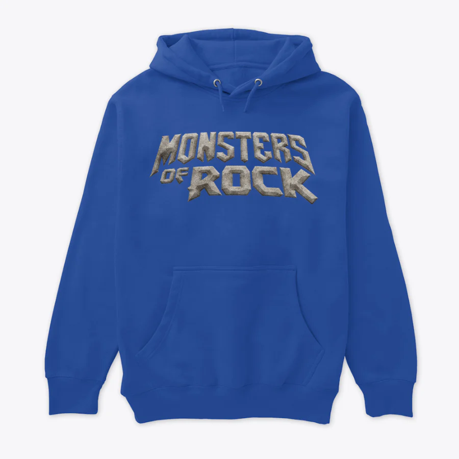 Buzo Capota Monsters Of Rock Logo Doble Estampado - Image 4