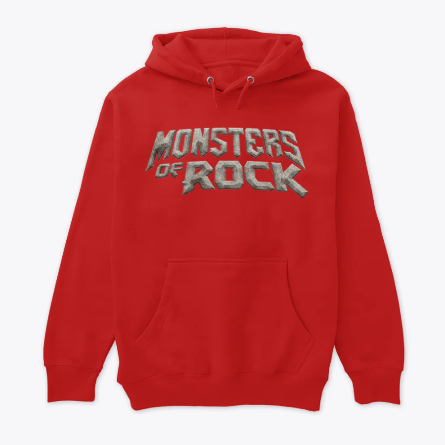 Buzo Capota Monsters Of Rock Logo Doble Estampado - Image 6
