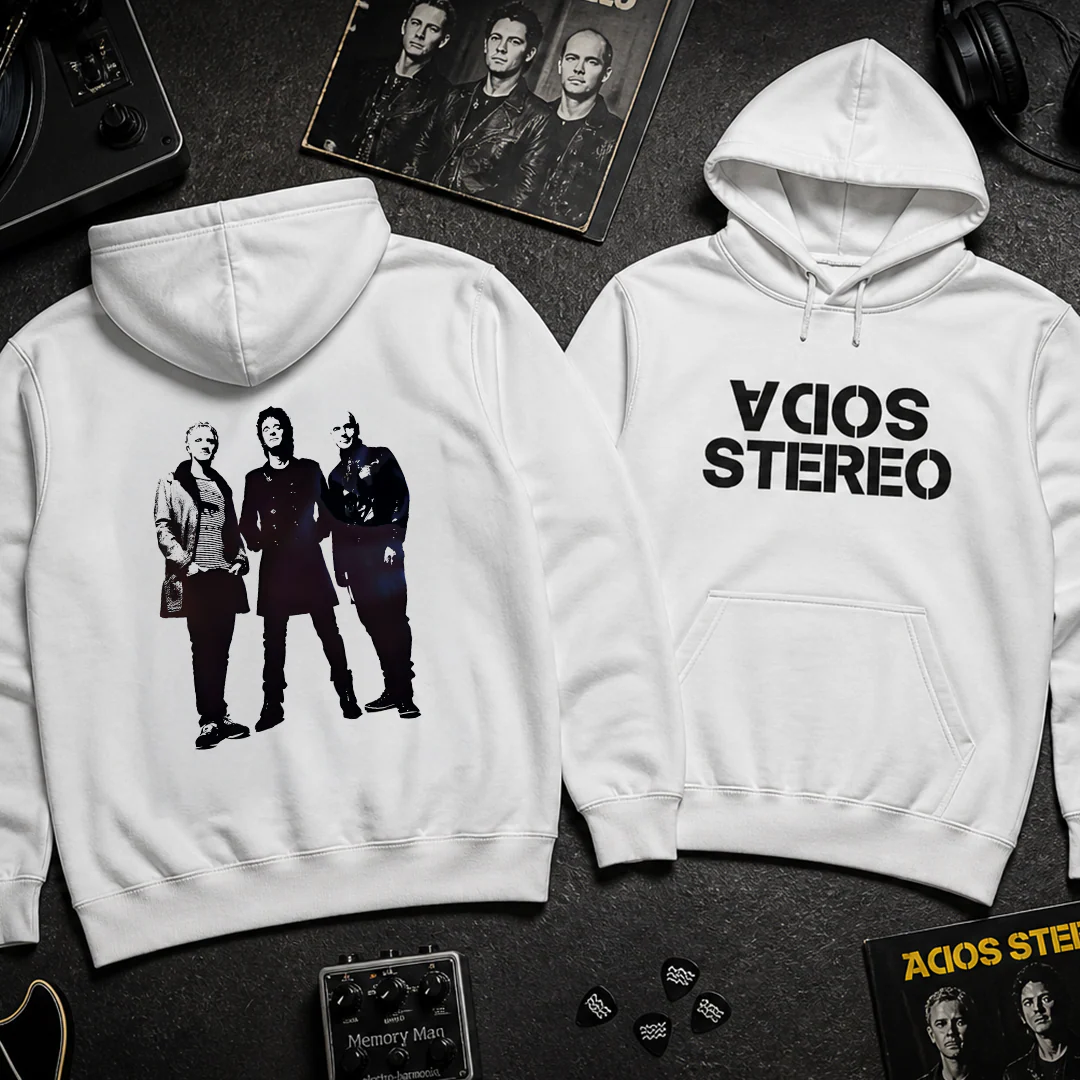 Buzo Capota Soda Stereo Black Chicos - Image 4
