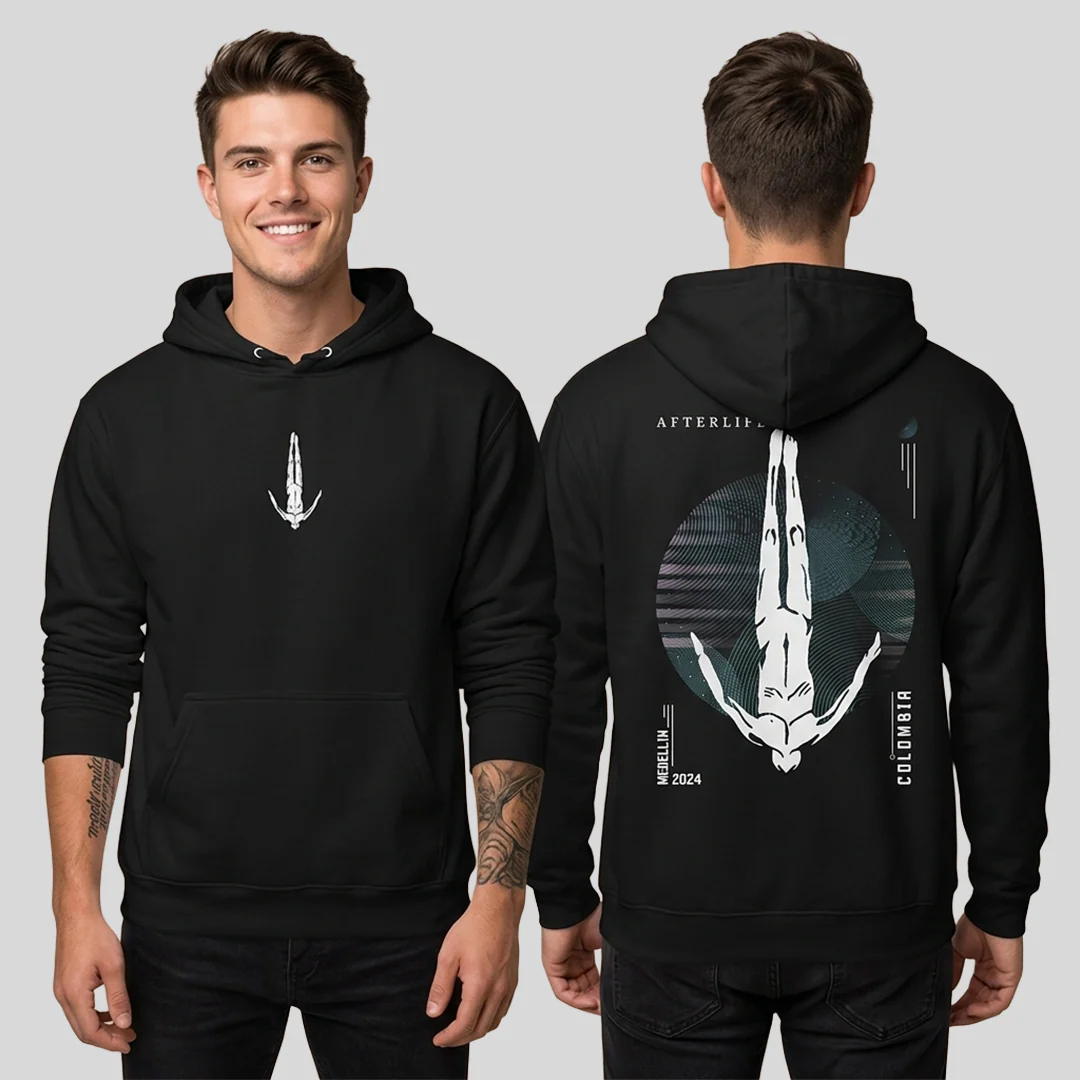 Buzo Capota Afterlife Medellin 2024 Hoodie - Image 3