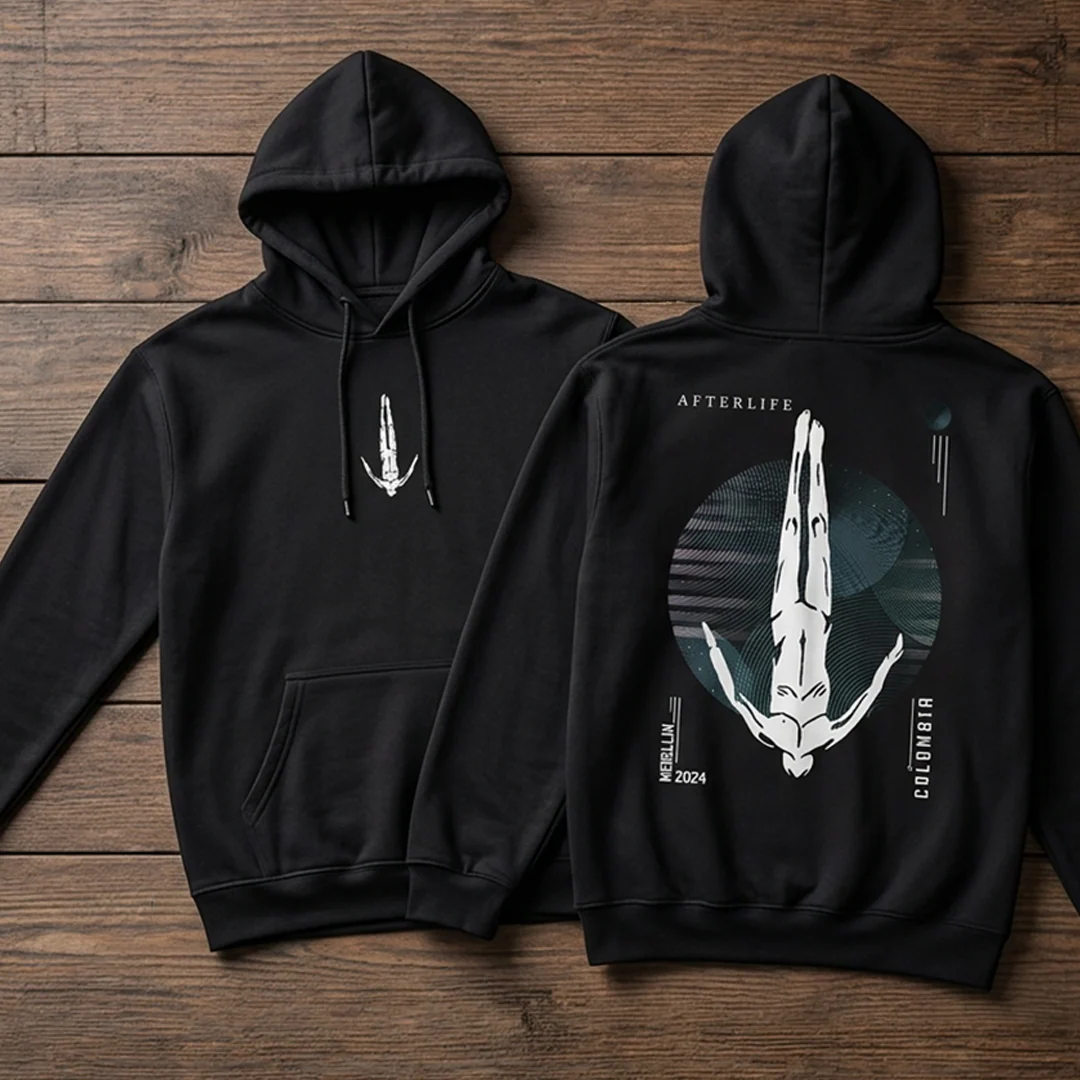 Buzo Capota Afterlife Medellin 2024 Hoodie - Image 4