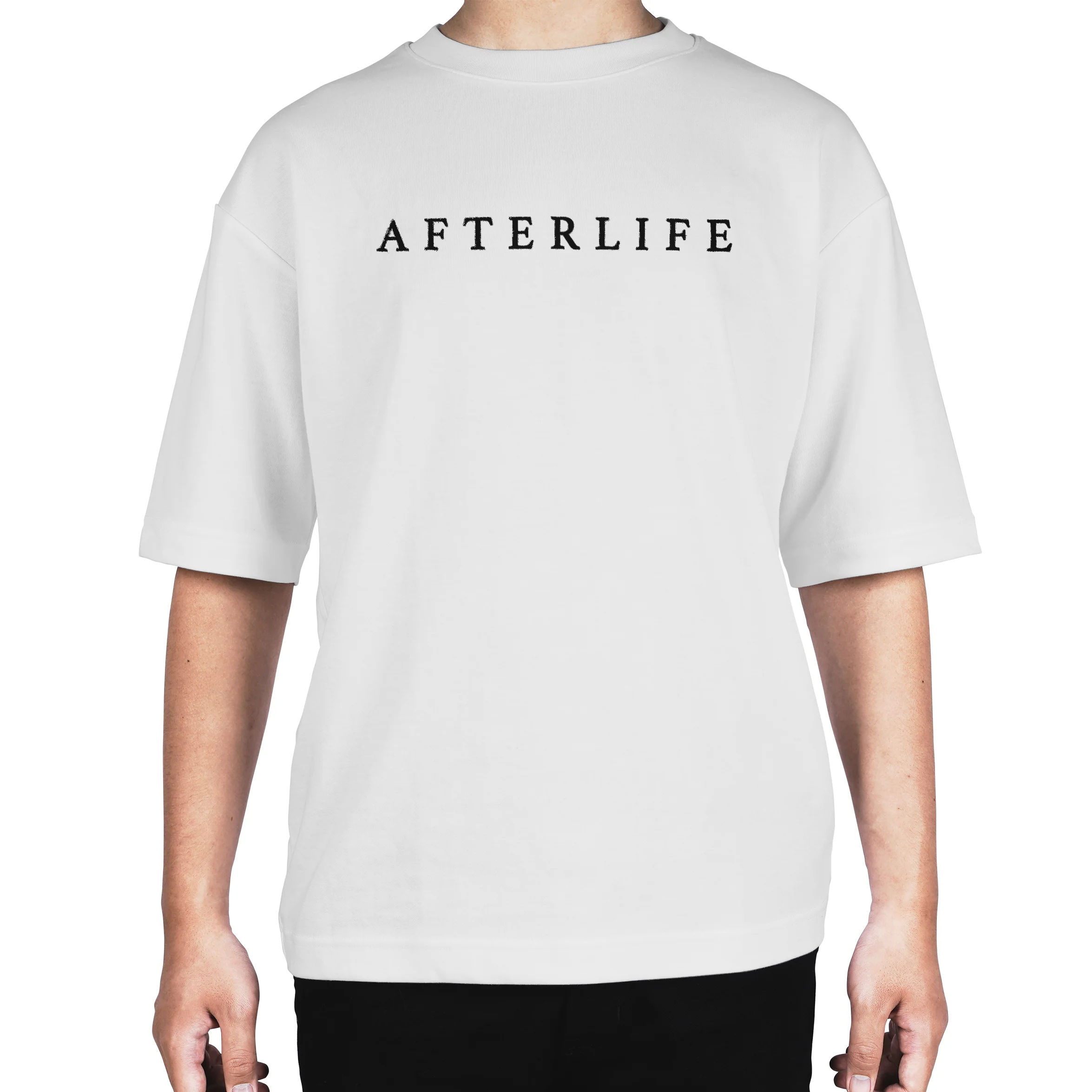 Camiseta Oversize Afterlife Logo Doble estampado - Image 5