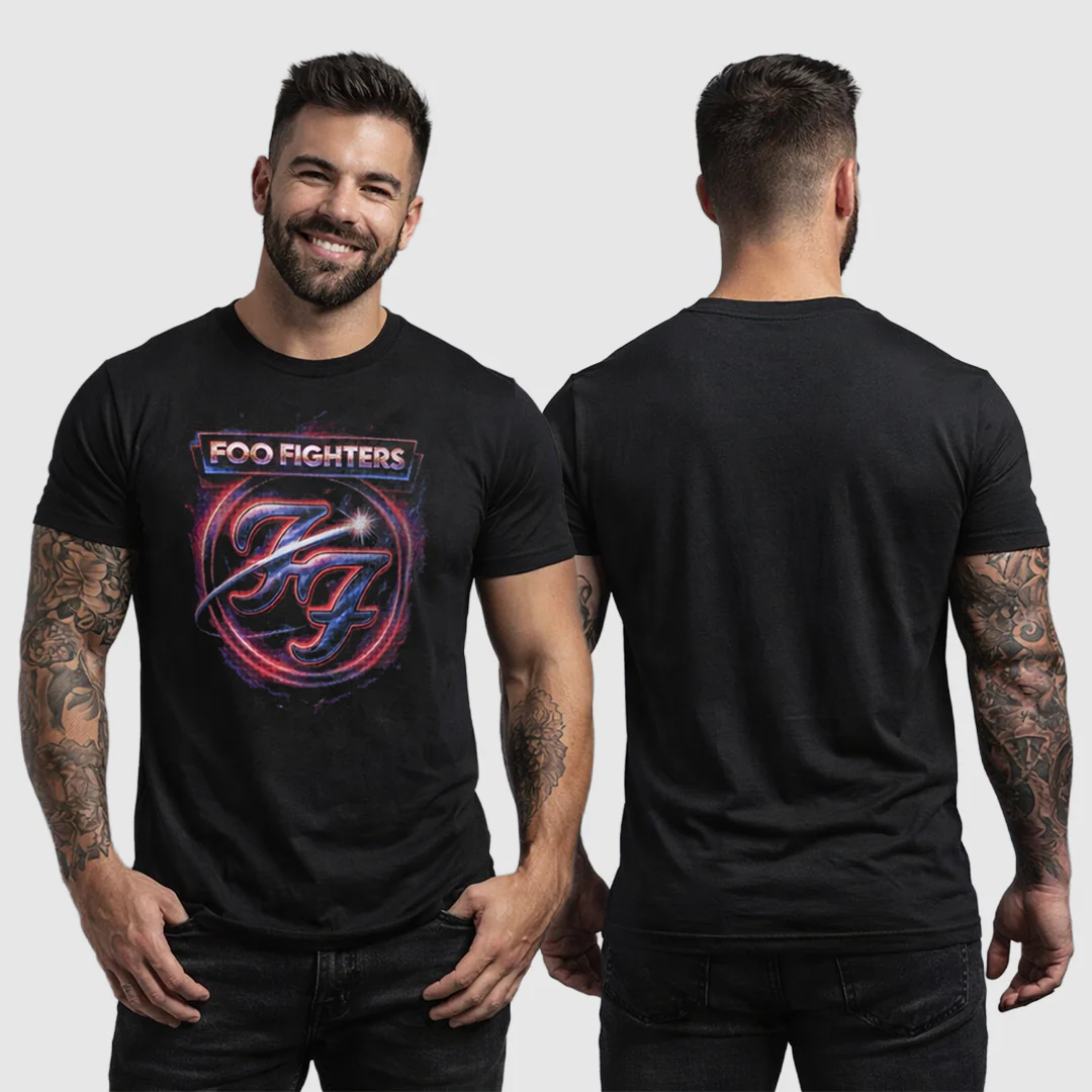 Camiseta Algodon Foo Fighters Logo - Image 3