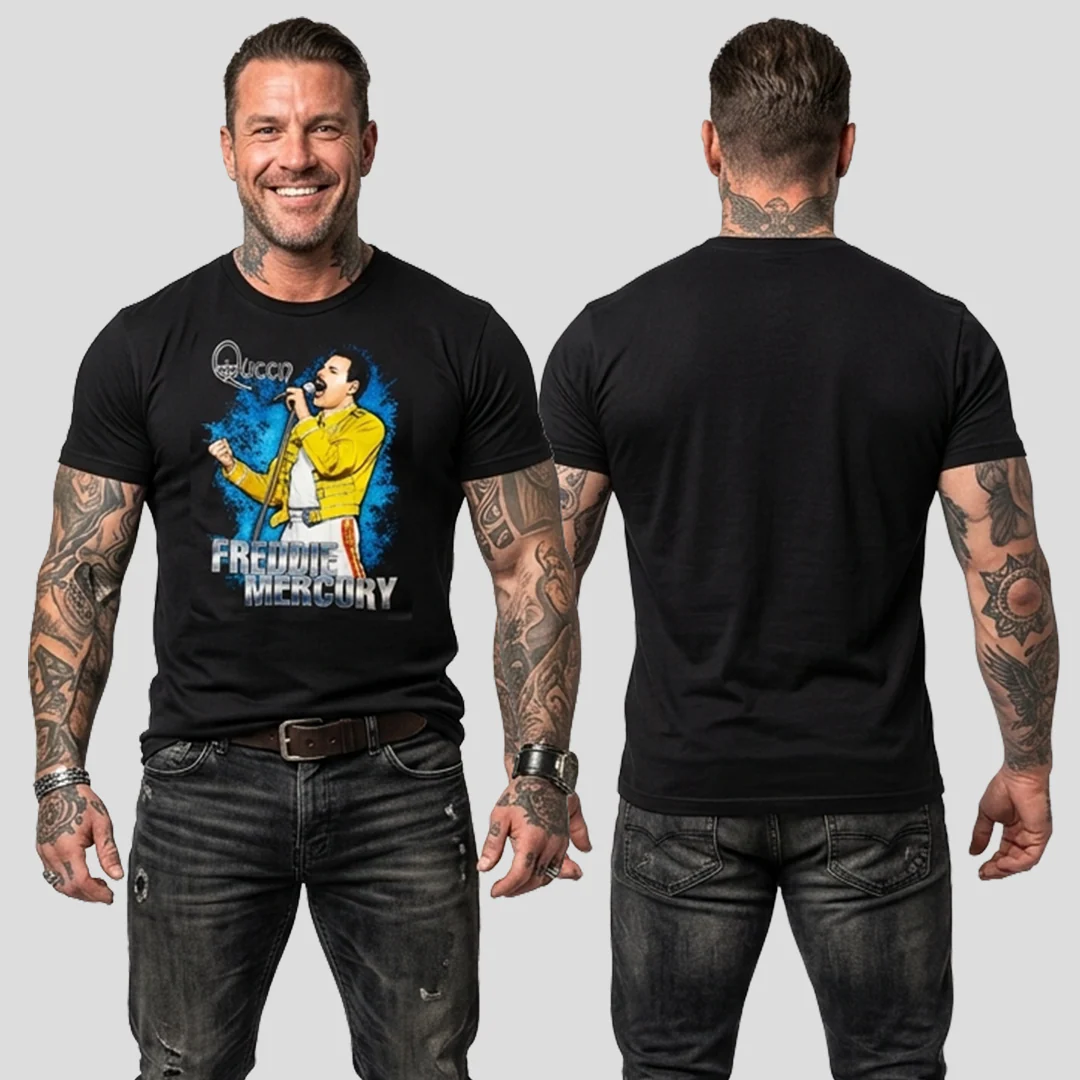 Camiseta Algodon Freddie Mercury Art - Image 3