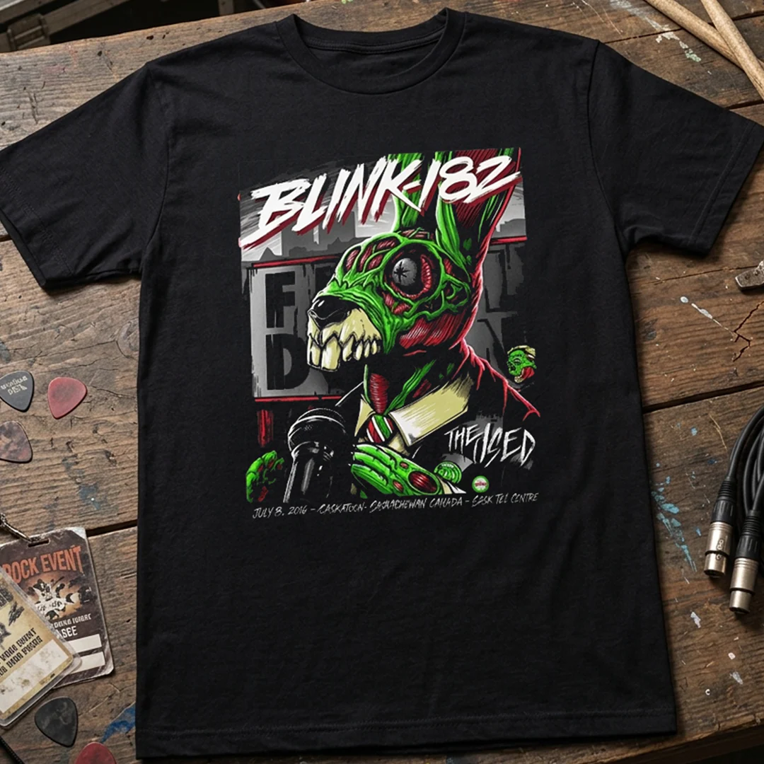 Camiseta Algodon Blink 182 Poster - Image 3