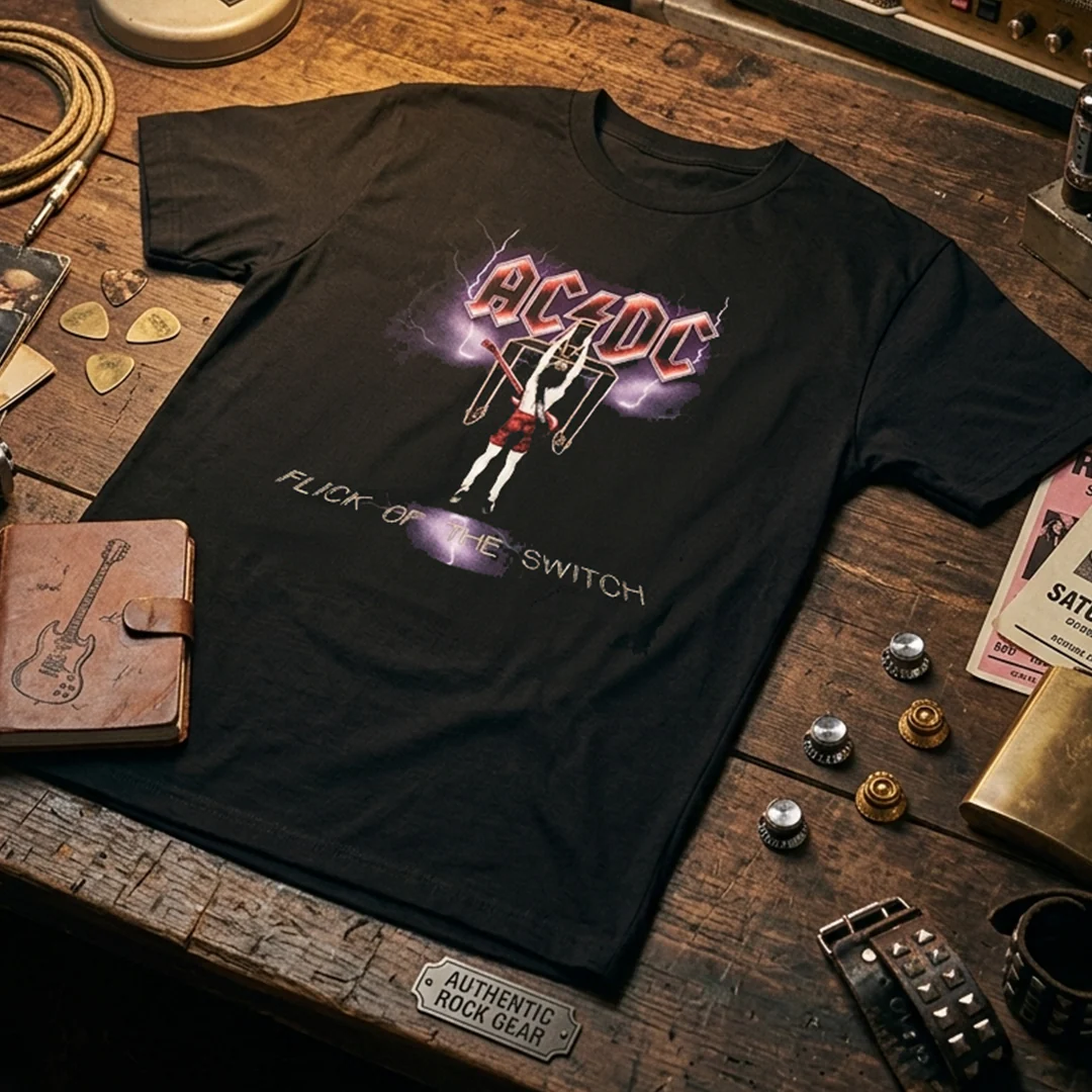 Camiseta Algodon ACDC Flick Of The Switch Art - Image 3