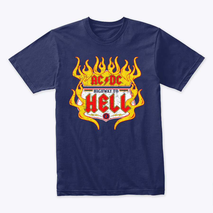 Camiseta Algodon ACDC Highway To Hell Fire - Image 2