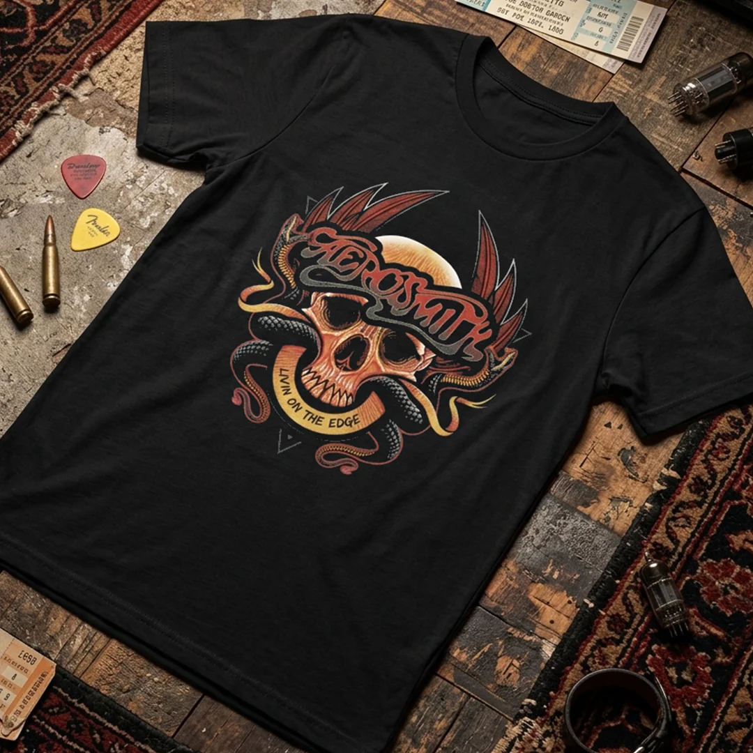 Camiseta Algodon Aerosmith Livin On The Edge - Image 3