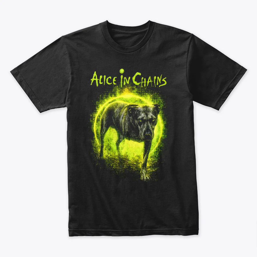 Camiseta Algodon Alice In Chains Dog