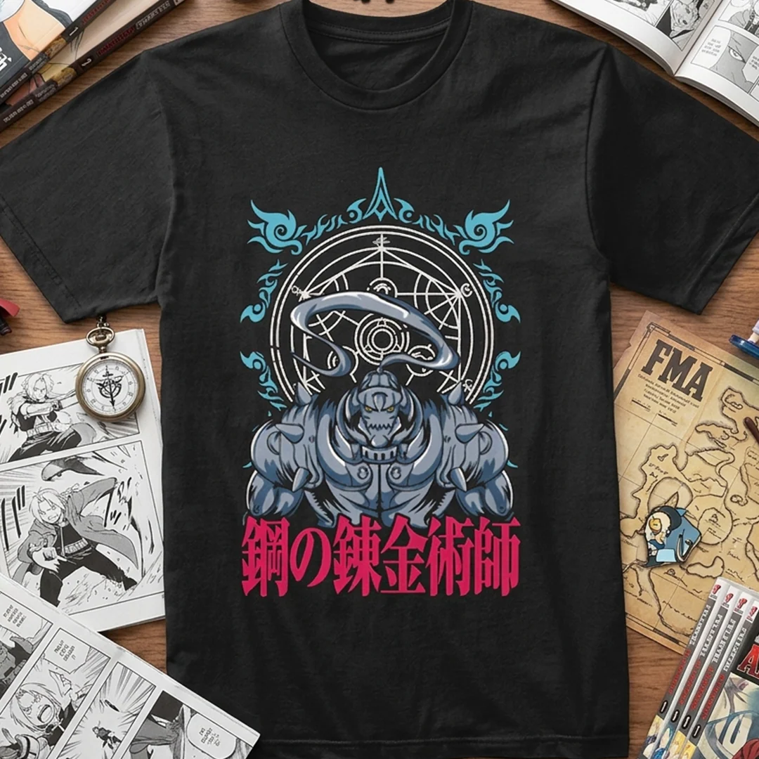 Camiseta Algodon Alphonse Elric Fullmetal Alchemist Art - Image 4