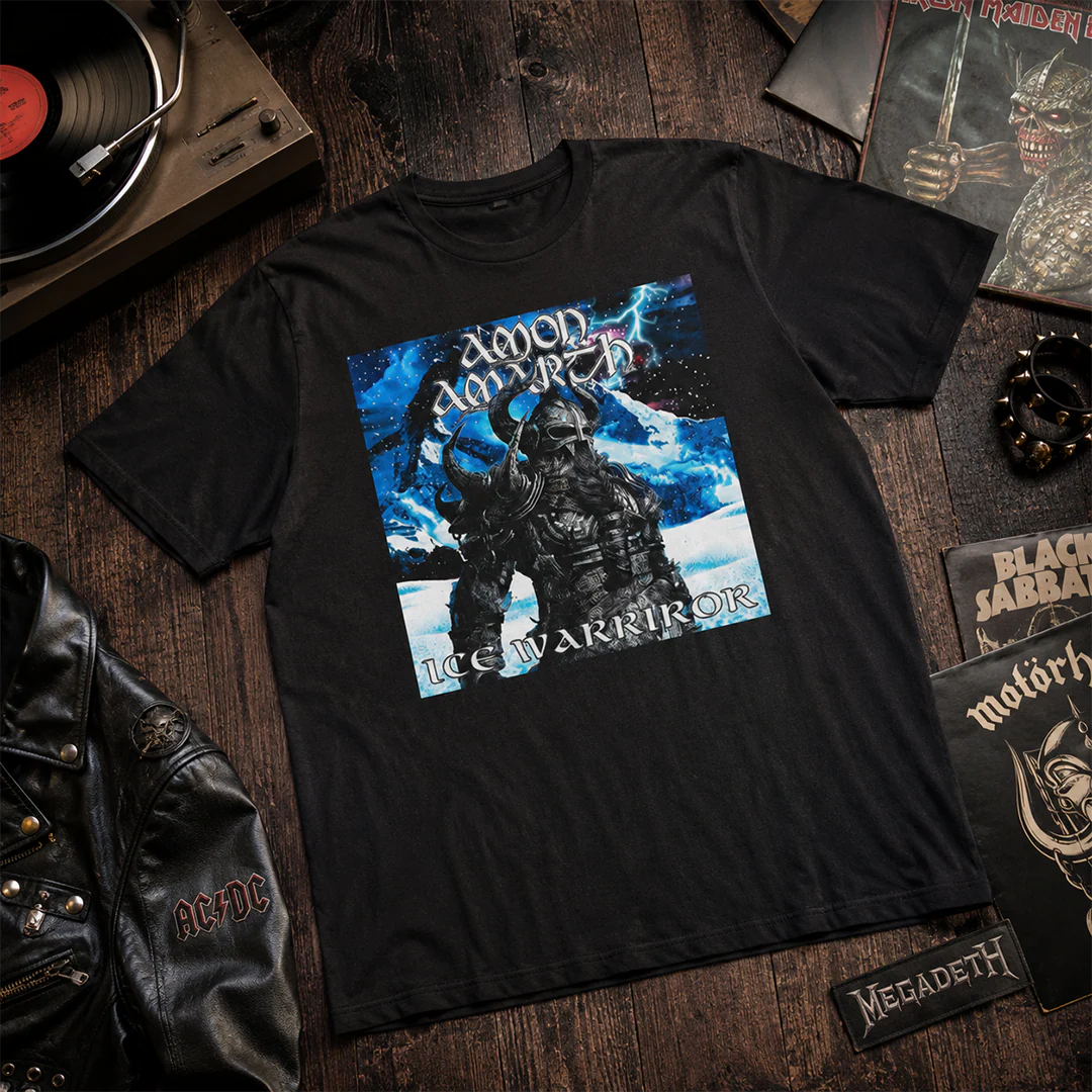 Camiseta Algodon Amon Amarth Ice Warrior - Image 3