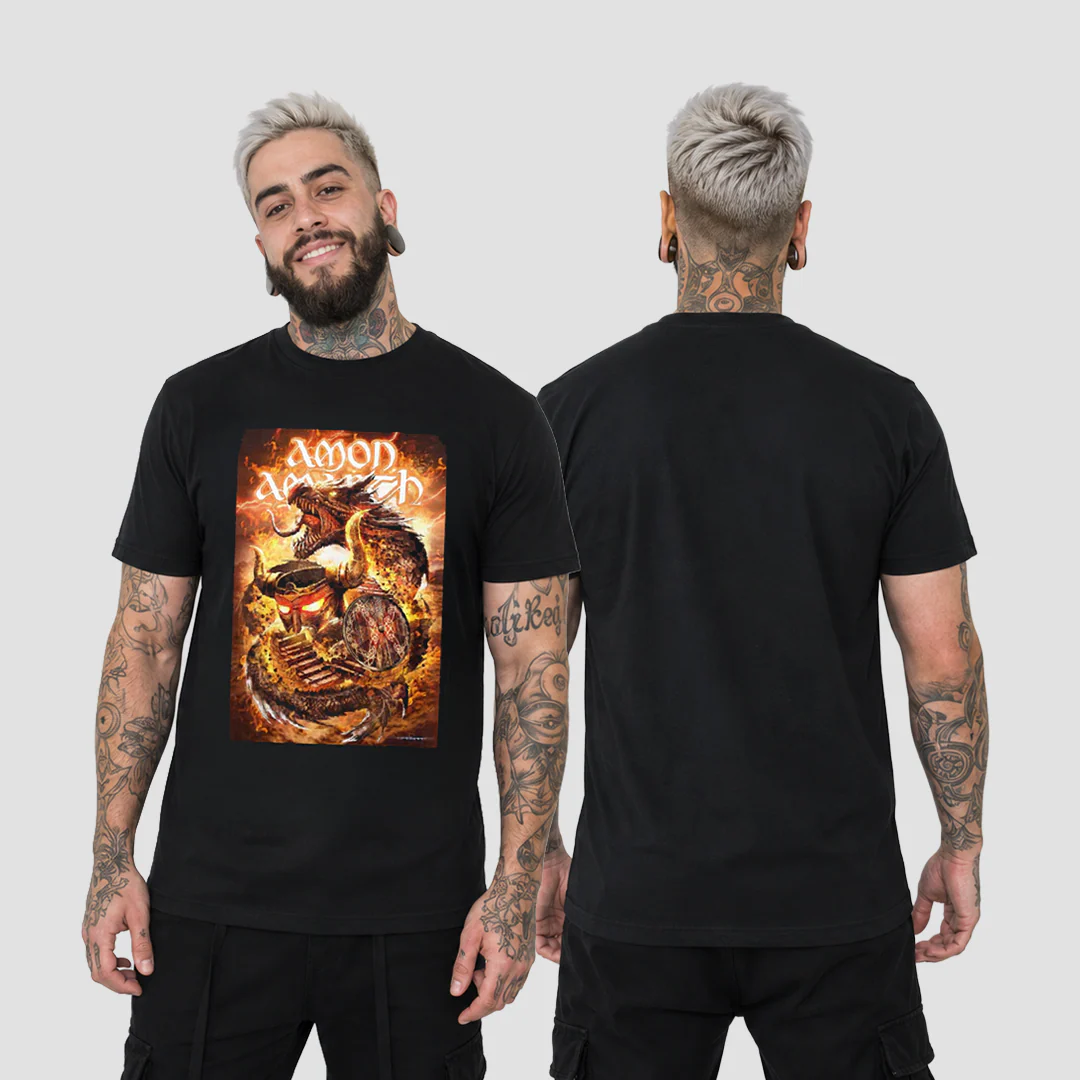 Camiseta Algodon Amon Amarth Poster Style - Image 3