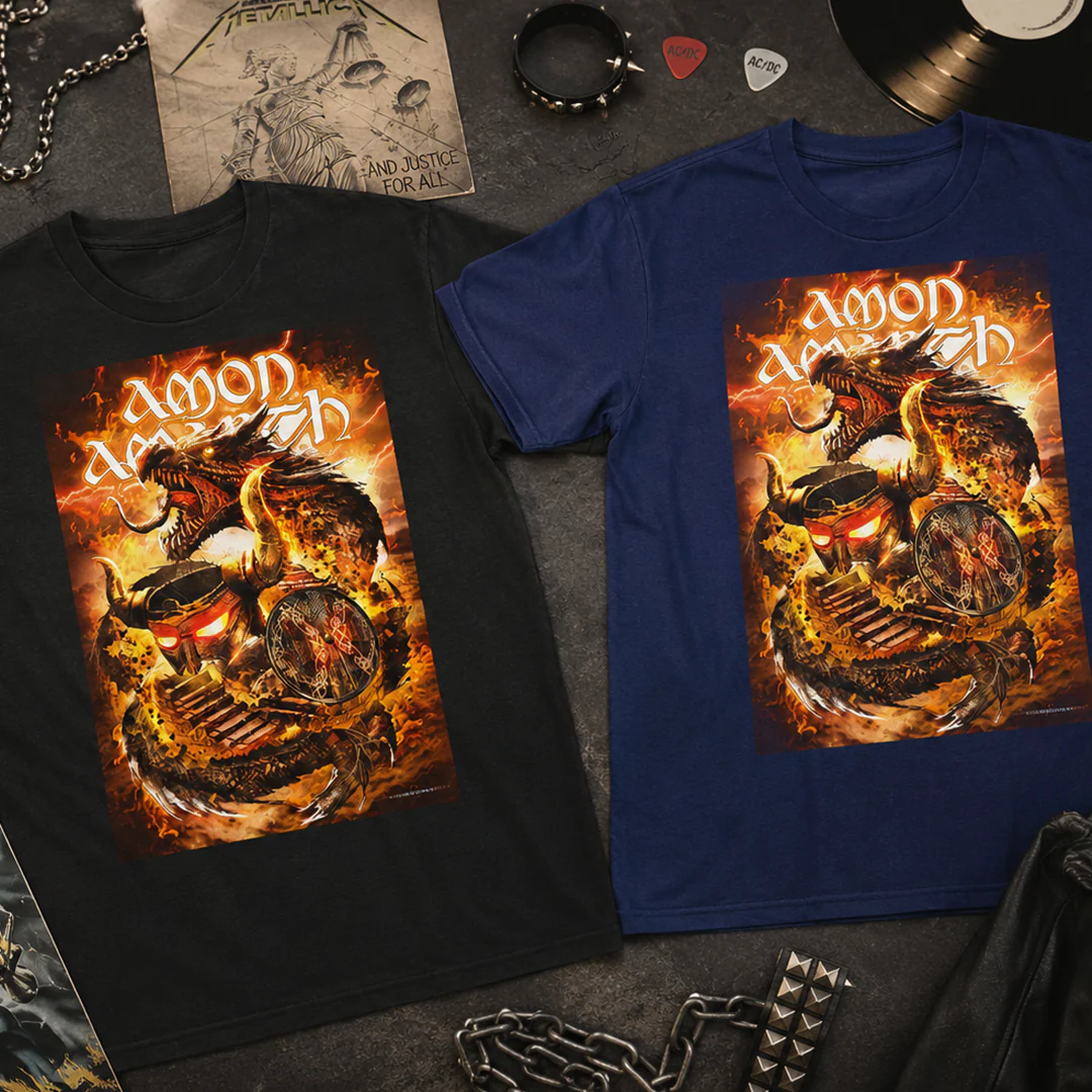 Camiseta Algodon Amon Amarth Poster Style - Image 4