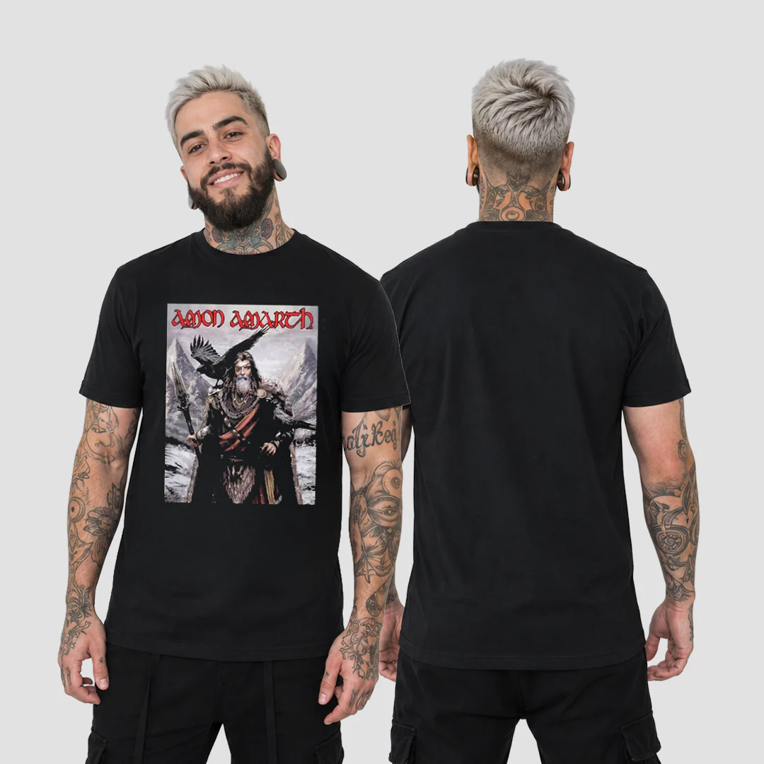 Camiseta Algodon Amon Amarth Poster Style Vikingo - Image 2