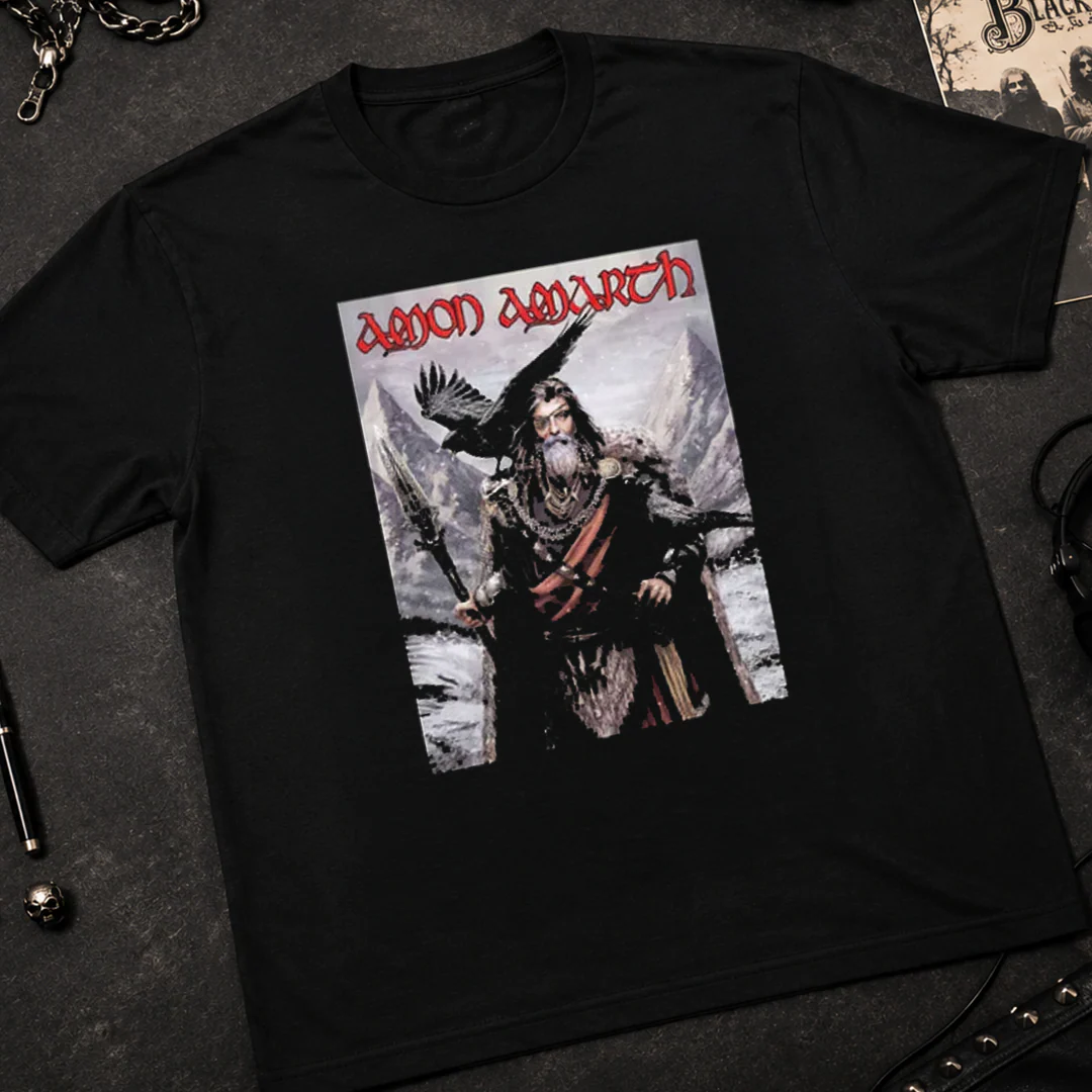 Camiseta Algodon Amon Amarth Poster Style Vikingo - Image 3