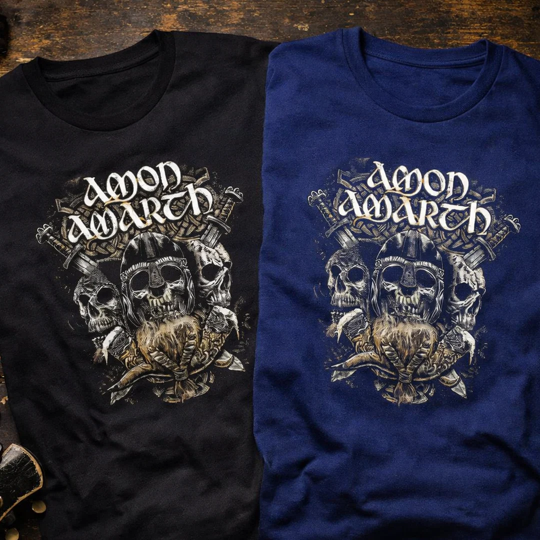 Camiseta Algodon Amon Amarth Vikingo Style Art - Image 4