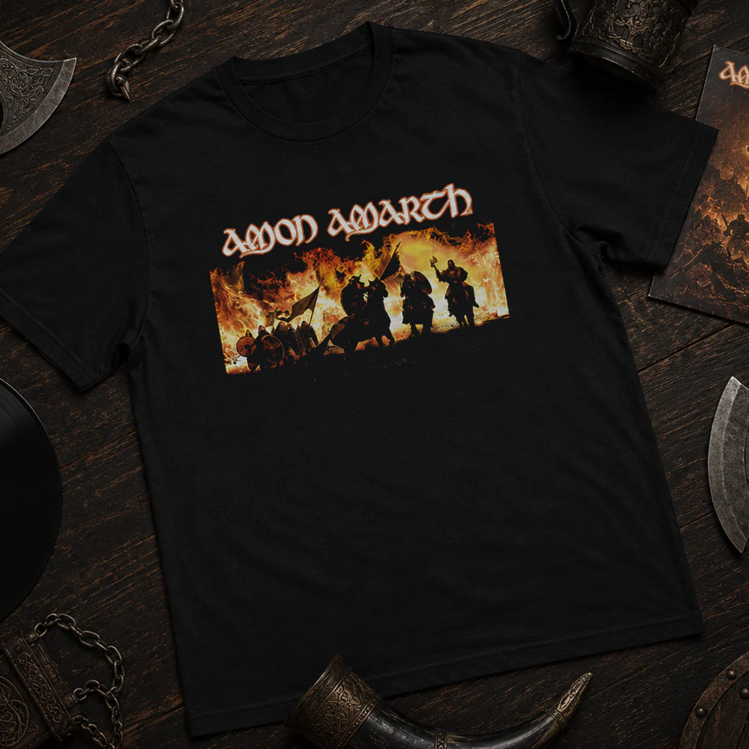 Camiseta Algodon Amon Amarth War Of Vikings - Image 3