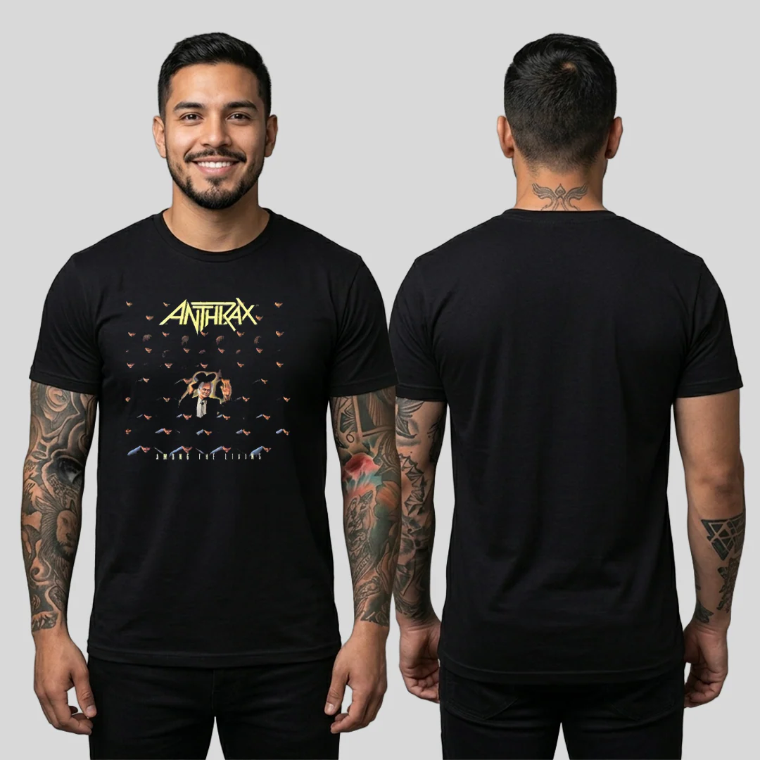 Camiseta Algodon Anthrax Amogon The Living - Image 2
