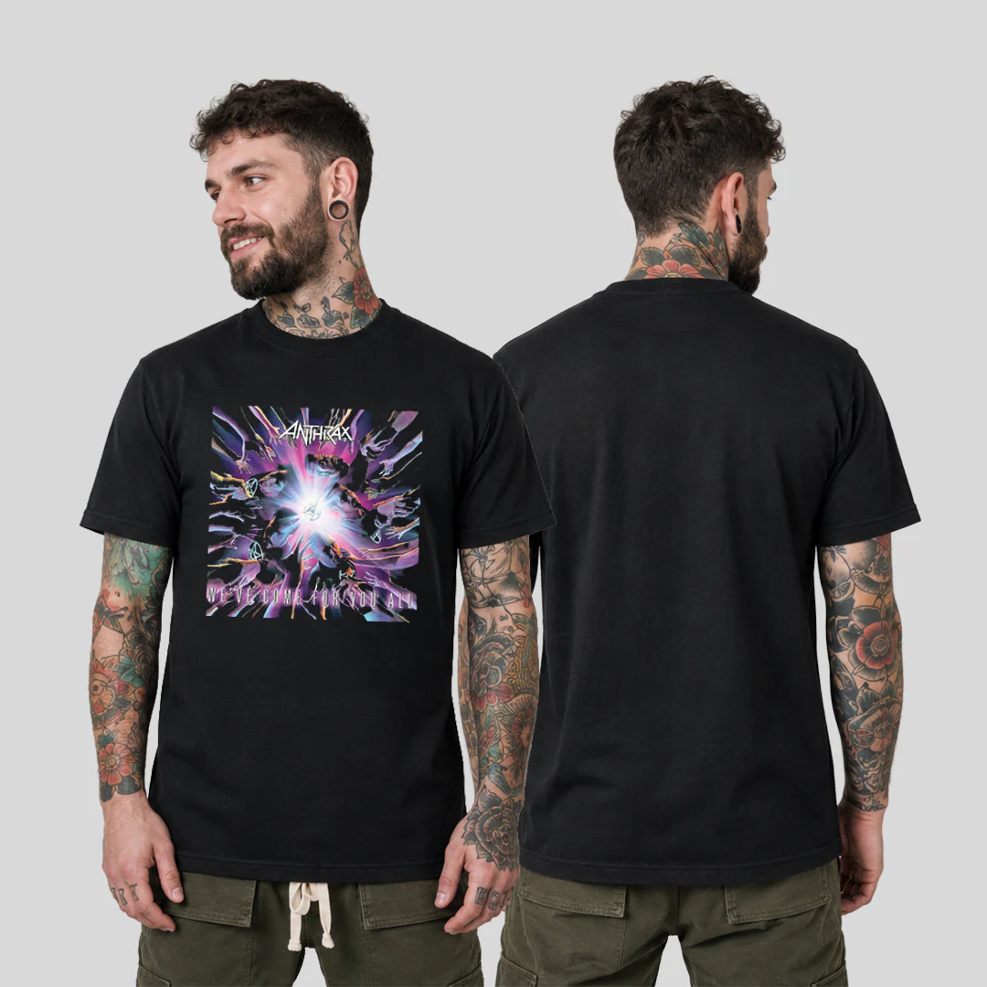 Camiseta Algodon Anthrax Come For You All Poster - Image 2