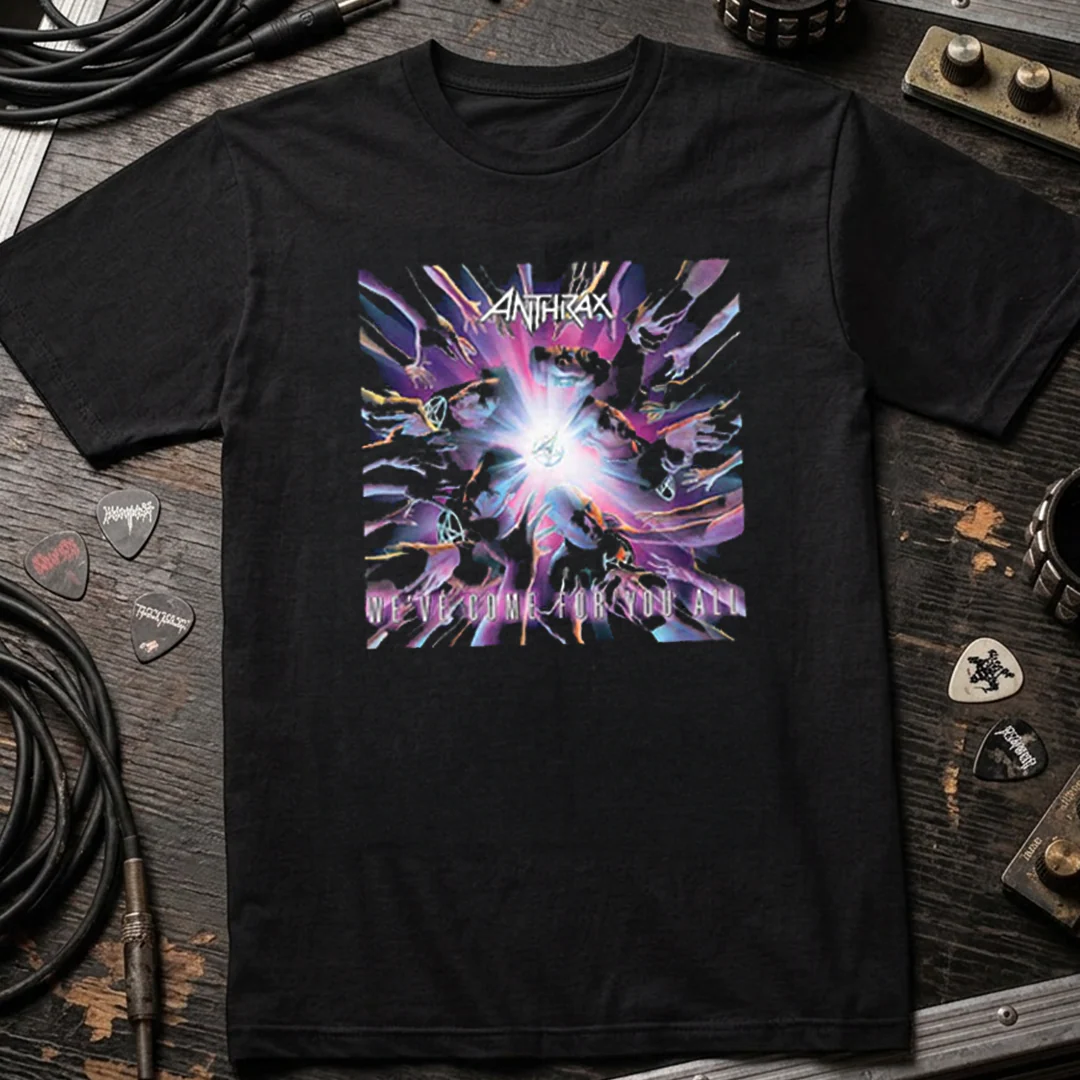 Camiseta Algodon Anthrax Come For You All Poster - Image 3