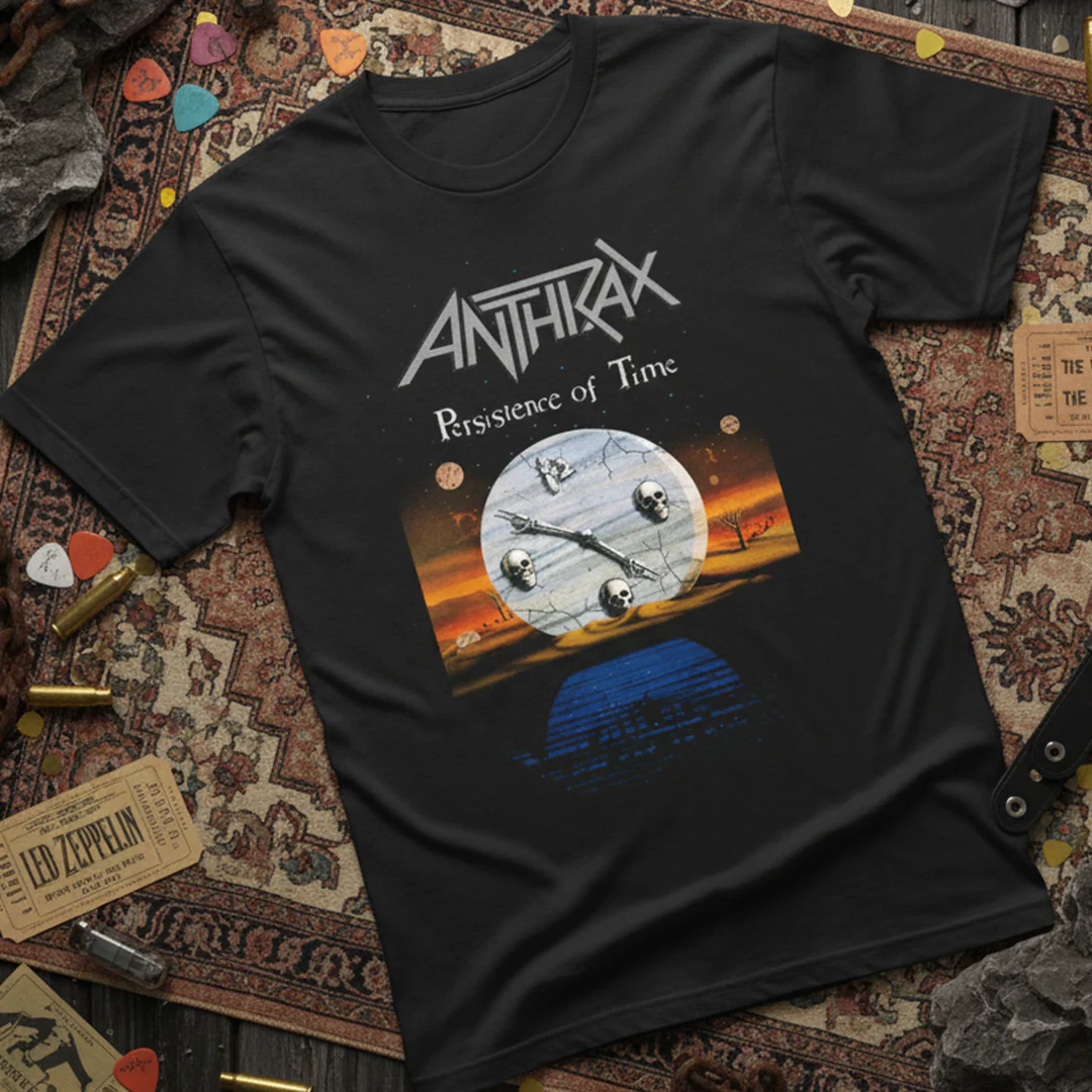 Camiseta Algodon Anthrax persistence of time - Image 3