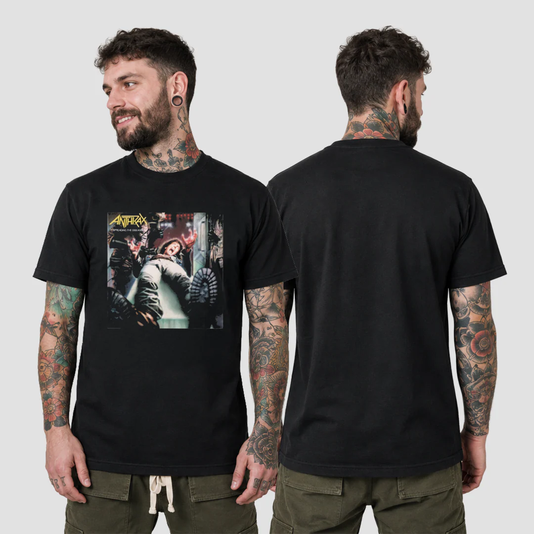 Camiseta Algodon Anthrax Spreading The Disease - Image 2