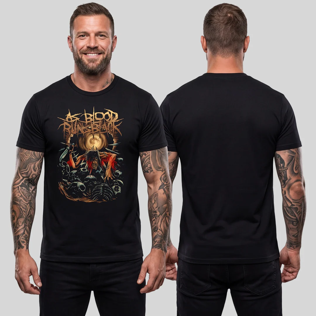 Camiseta Algodon As Blood Runs Black Art - Image 2
