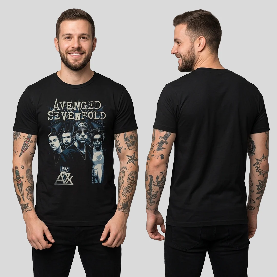 Camiseta Algodon Avenged Sevenfold Group 2 - Image 2
