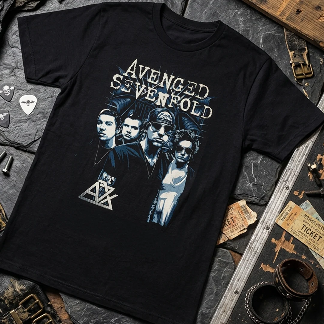 Camiseta Algodon Avenged Sevenfold Group 2 - Image 3