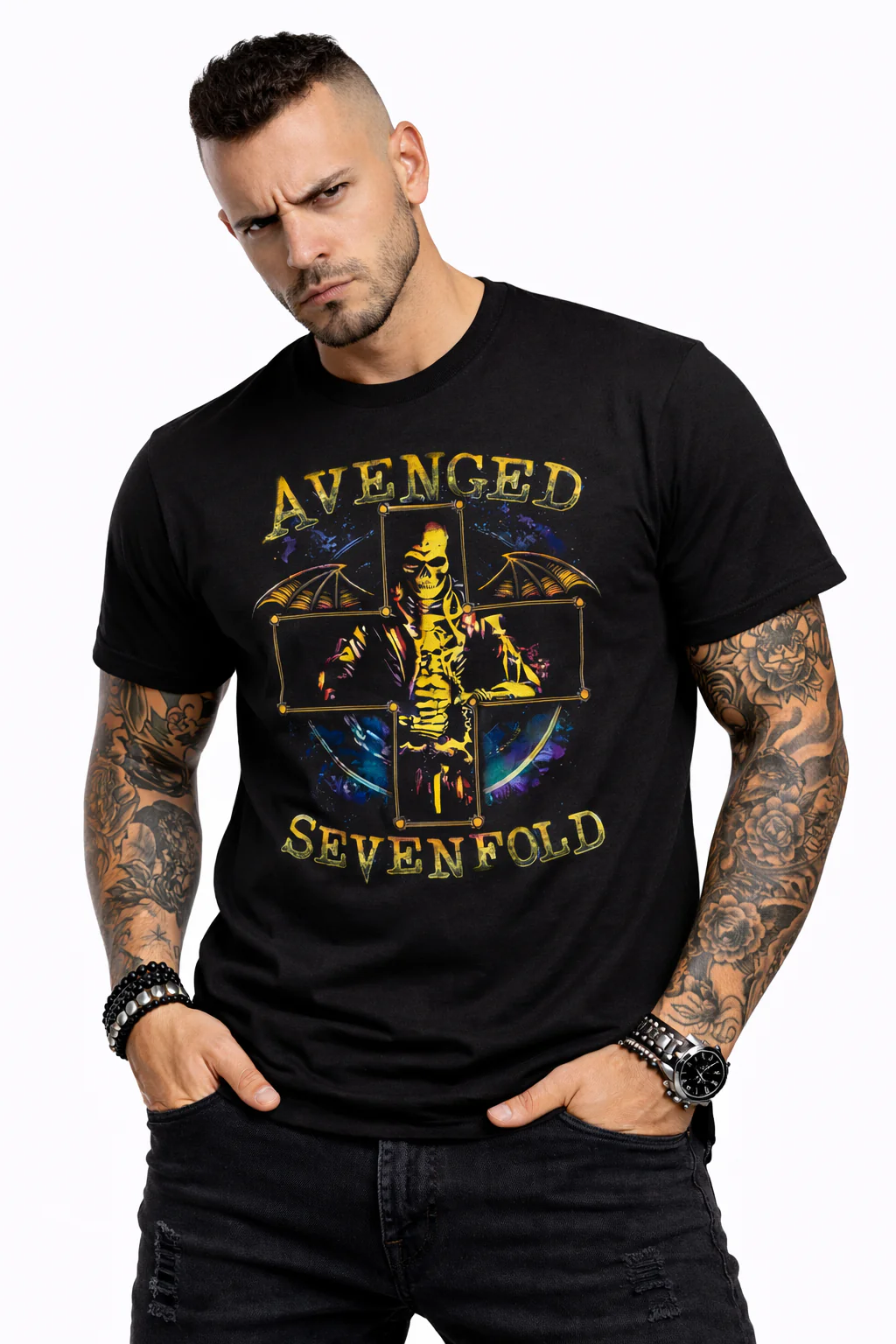 Camiseta Algodon Avenged Sevenfold Religion - Image 2