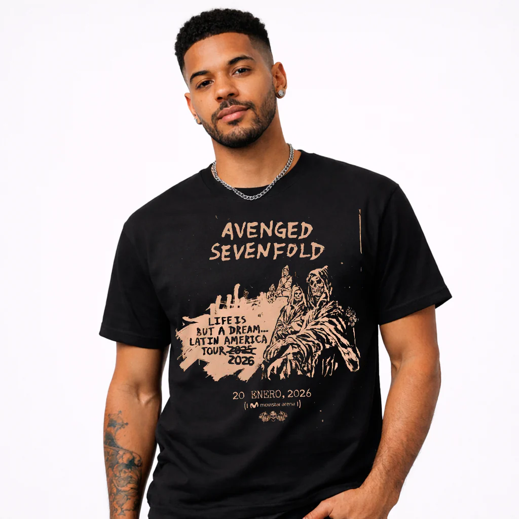 Camiseta Algodon Avenged Sevenfold Tour 2026 - Image 2