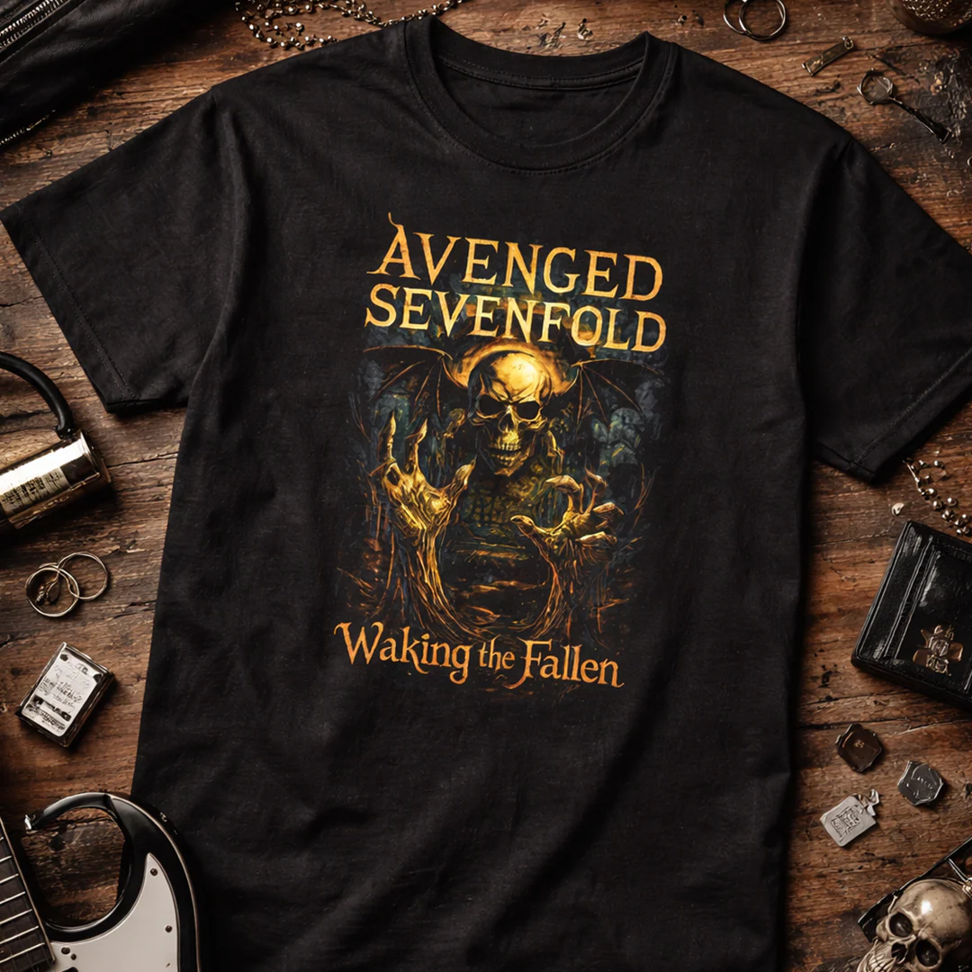 Camiseta Algodon Avenged Sevenfold walking the fallen 2 - Image 3